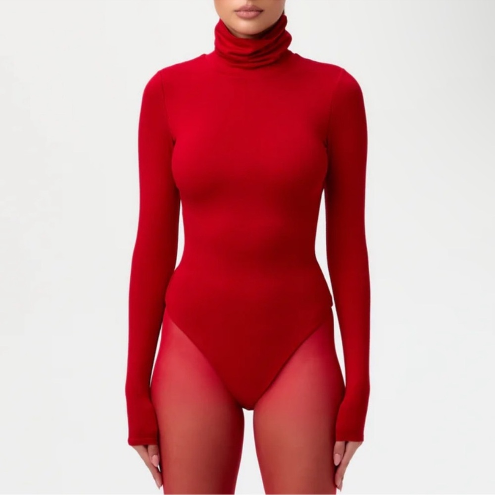 Naked Wardrobe Red Bodysuit